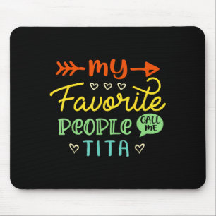 Mousepad Presente engraçado do Dia das Mães Meu povo favori