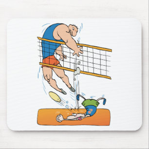 Mousepad Presente engraçado do voleibol