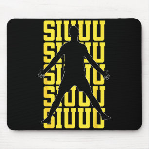 Mousepad Presente engraçado Siuuuu para amantes de futebol 