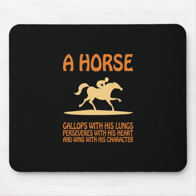 Mousepad Presente Equestre | Galoços de cavalos (Frente)