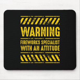 Mousepad Presente Especialista em Fogos de Artifício Pyro P