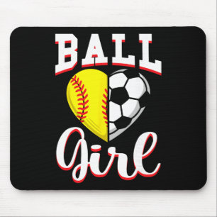 Mousepad Presente Macio para Amantes de Futebol Feminino Co