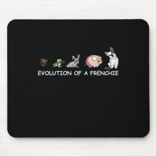 Mousepad Presente no cão Evolução De Um Francês