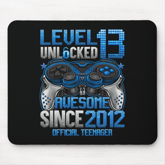 Mousepad Presente Oficial de Adolescente Nível 13 Desbloque (Frente)