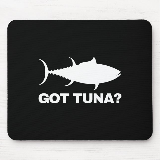 Mousepad Presente para Amante de Atum - Pegou Atum Piada de (Frente)