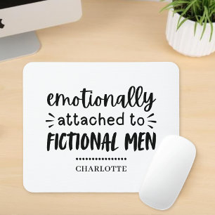 Mousepad Presente para Amante de Livros Frase Divertida Per