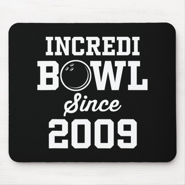 Mousepad Presente para boliche de 13 anos de idade Bowler 2 (Frente)
