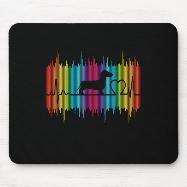 Mousepad Presente para cães| Dachshund Love (Frente)