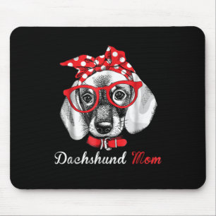Mousepad Presente para cães Dachshund Mãe Lovely