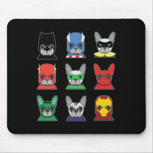 Mousepad Presente para cães  Design francês Bulldog Super