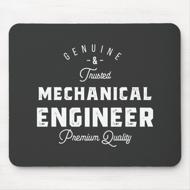Mousepad Presente para Engenheiro mecânico (Frente)