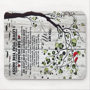 Mousepad Presente Para Marido Letra Amável Do Meu Marido