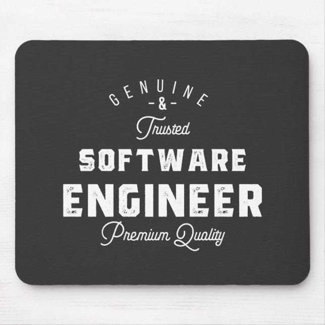 Mousepad Presente para o Engenheiro de software (Frente)