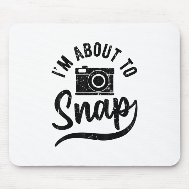 Mousepad Presente Para O Fotógrafo Im Prestes A Encaixar A  (Frente)