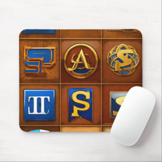 Mousepad Presente para o teclado do mouse em grade de fotos