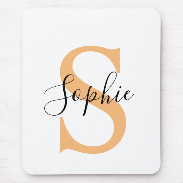 Mousepad Presente Personalizado com Nome em Letra Elegante (Frente)