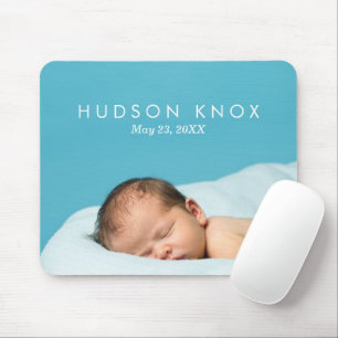 Mousepad Presente personalizado de fotografia para recém-na