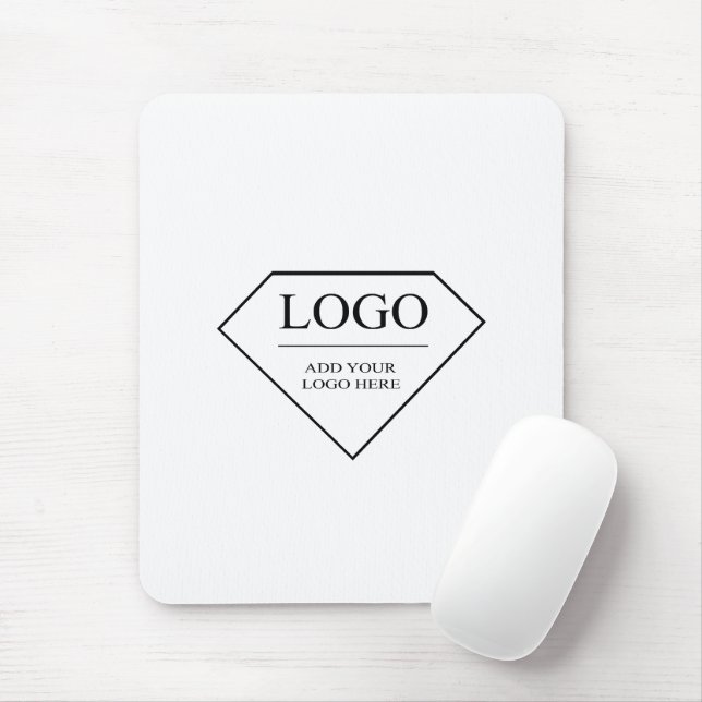 Mousepad Presente Personalizado de Noite Branco Negro Engra (Com mouse)