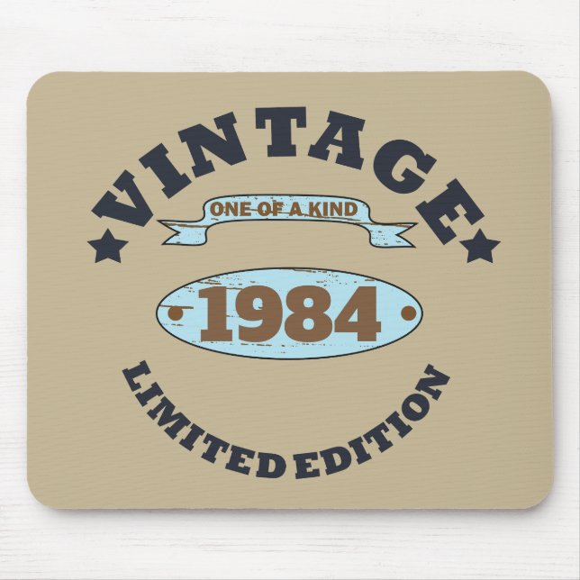 Mousepad Presente personalizado de vintage (Frente)