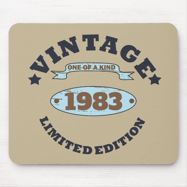 Mousepad Presente personalizado de vintage (Frente)