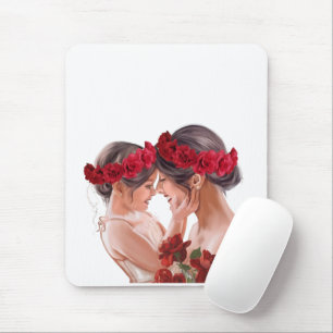 Mousepad Presente Personalizado Floral Comovente