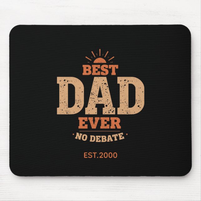 Mousepad Presente Personalizado Melhor Pai de Todos os Temp (Frente)