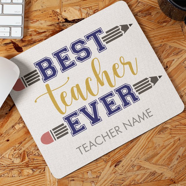 Mousepad Presente Personalizado Melhor Professor de Todos o (Criador carregado)