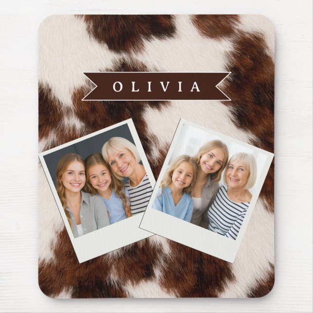 Mousepad Presente Personalizado no Estilo Western Cowgirl c (Frente)