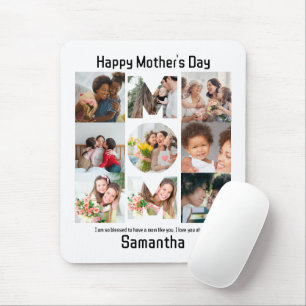 Mousepad Presente personalizado para a Colagem de Fotografi