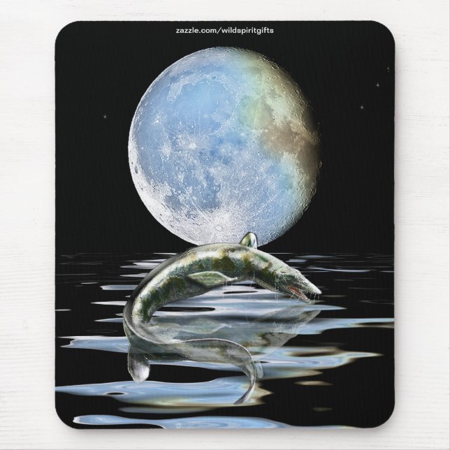 Mousepad Presente pré-histórico de MOSAUR & MOON Dinossauro (Frente)