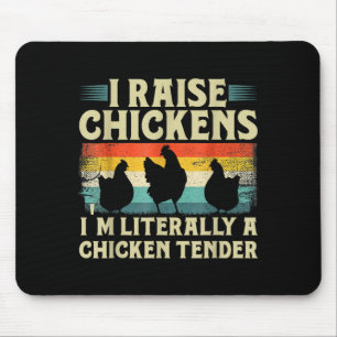 Mousepad Presente Retro Divertido para Amante de Frangos –