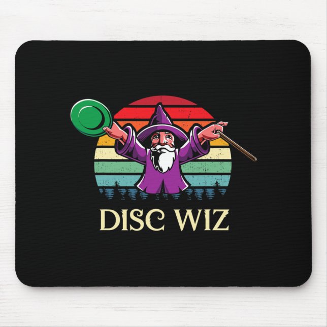 Mousepad Presente Único para Jogador de Golfe de Disco Fris (Frente)