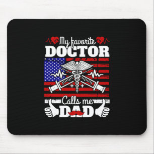 Mousepad Presente Xmas O Meu Médico Favorito Chama-Me Pa