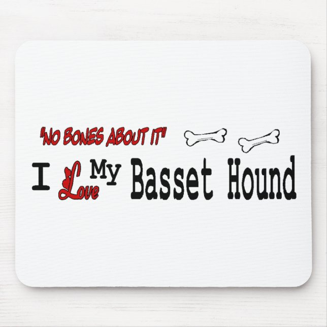 Mousepad Presentes Basset Hound (Frente)