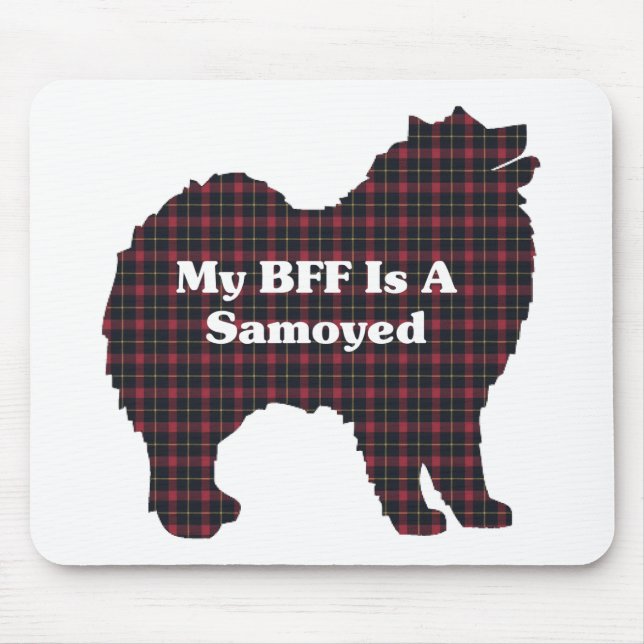 Mousepad Presentes BFF Samoyed (Frente)