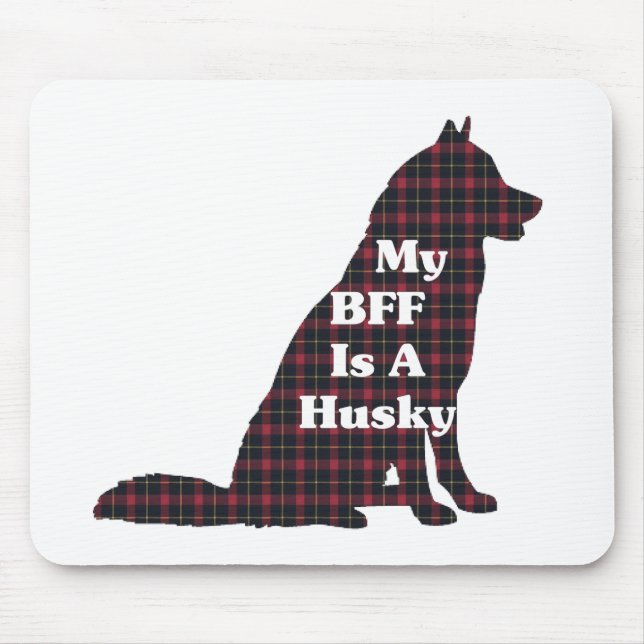 Mousepad Presentes BFF Siberianos HUSKY (Frente)