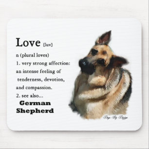 Mousepad Presentes da arte do german shepherd