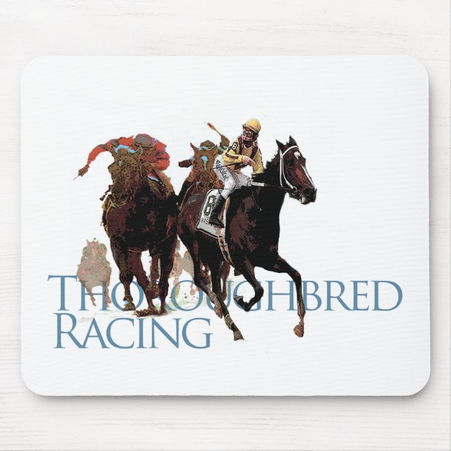 Mousepad Presentes da corrida de cavalos do puro-sangue (Frente)