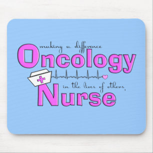 Mousepad Presentes da enfermeira da oncologia