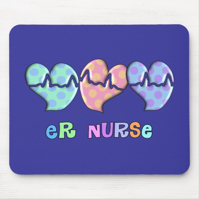 Mousepad Presentes da enfermeira do ER (Frente)