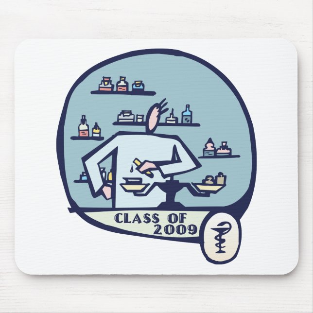 Mousepad Presentes da graduação do farmacêutico (Frente)