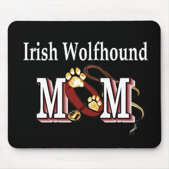 Mousepad presentes da mãe de lobo-irlandês (Frente)