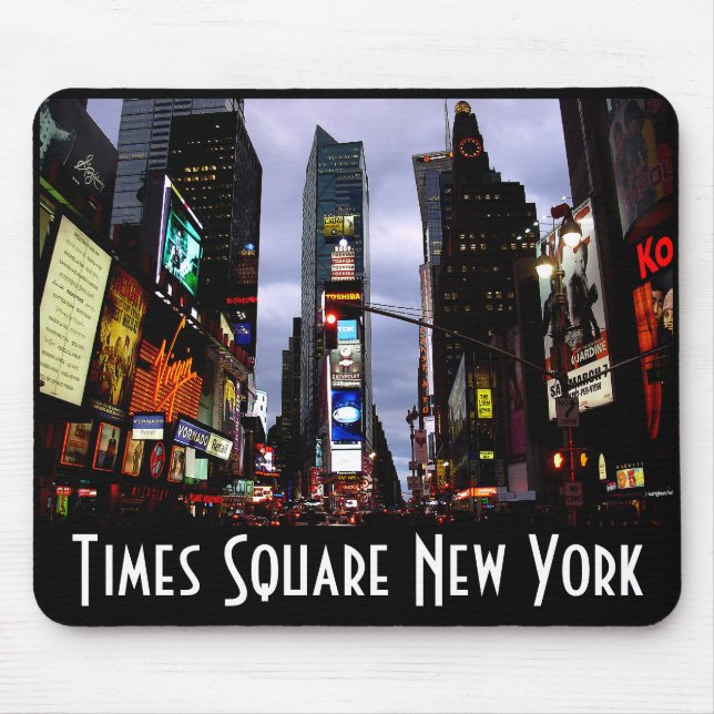 Mousepad Presentes da Nova Iorque do Times Square de New (Frente)