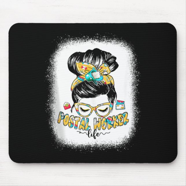 Mousepad Presentes da Vida de Trabalhadora Postal Feminina  (Frente)