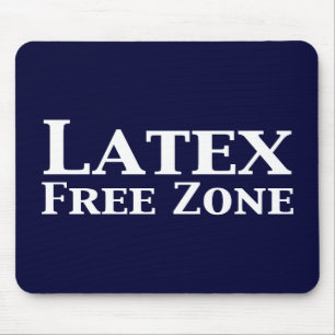 Mousepad Presentes da zona franca do látex