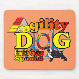 Mousepad Presentes de agilidade Inglês do Cocker Spaniel