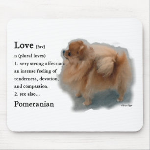 Mousepad Presentes de Amantes Pomeranianos