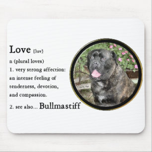 Mousepad Presentes de Arte Bullmastiff