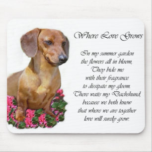 Mousepad Presentes de Arte Dachshund