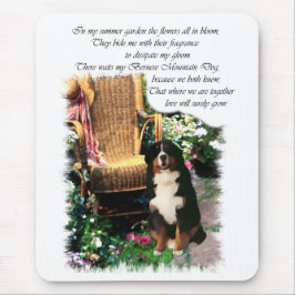 Mousepad Presentes de Arte de Cachorro de Montanha Bernese